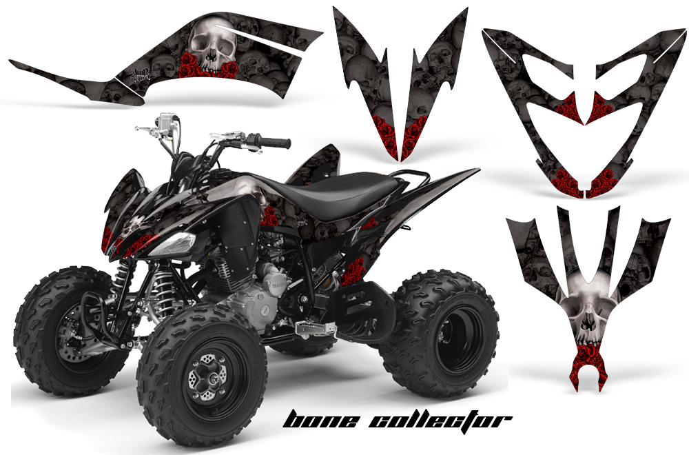Yamaha Raptor 250 Graphics BoneCollector Black